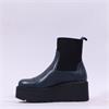 Marco Moreo Vale Stretch Toe Cap Boot - Navy Leather